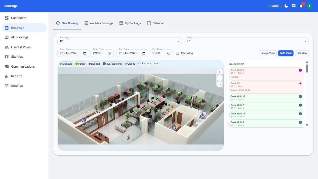 Office Space Booking System: How to Choose the Right One for Your Office